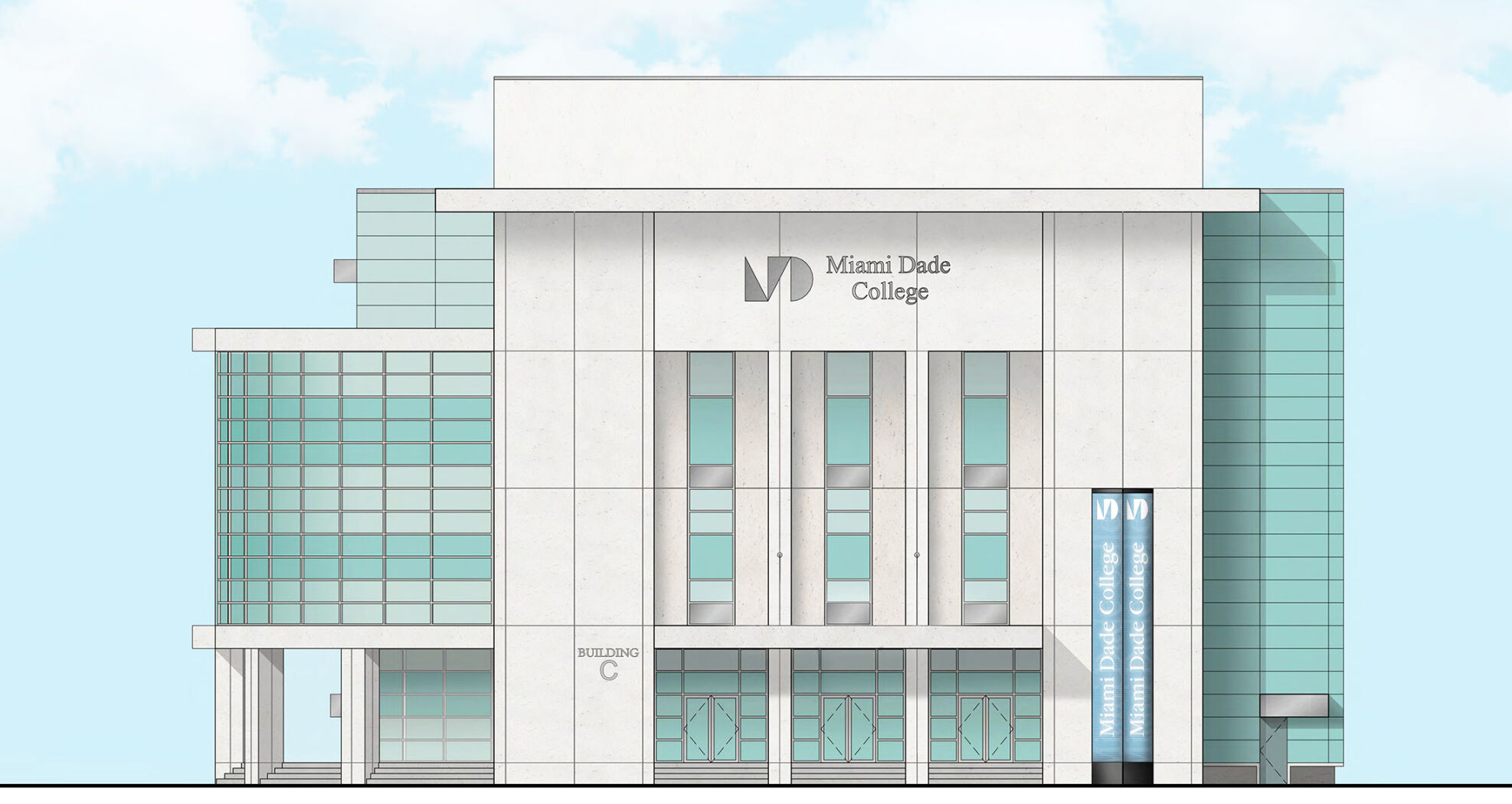 Pirtle Construction is on track to complete the 60,000 square foot, four-story Student Success Center Building at MDC-Homestead Campus in early 2023. MDC